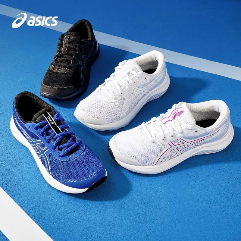 Asics Кроссовки для бега CONTEND 9 Унисекс Детские Низкие Сине-Белые 1014A337-400