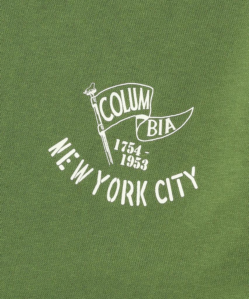 УНИВЕРСИТЕТ КОЛУМБИЯ 200-летие Ограниченная серия Весна/Лето Футболки Оливковый
