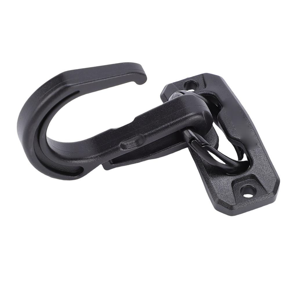 5 Pcs Curved Hook Fasteners Alloy Heavy Duty Multifunctional Arc Hooks for Outdoor with Screws Black