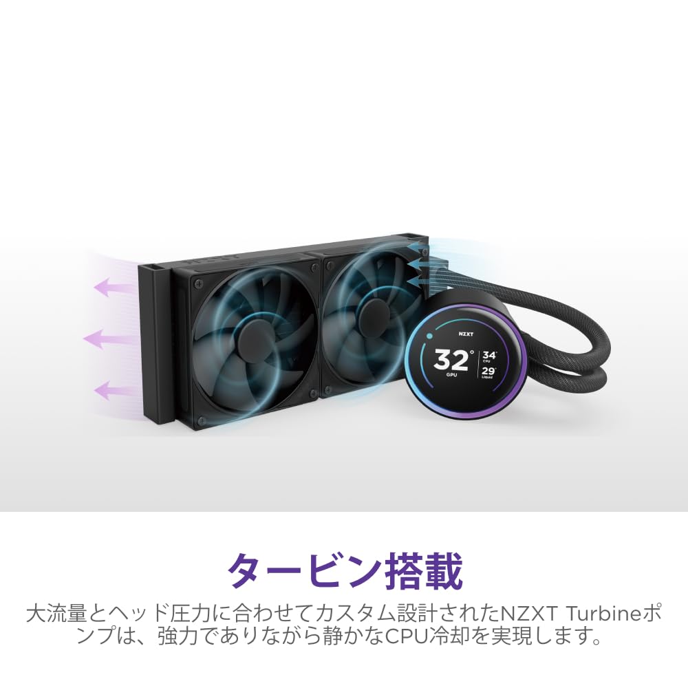 NZXT Kraken Elite 240 v2 Black Simple жидкостный кулер для процессора FN2380 RL-KN24E-B2