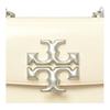 Tory Burch Eleanor Мини Сумка-тоут из лакированной кожи Crossbody Женские сумки Слоновая кость 81676-104