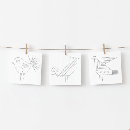 9 шт. вышивальных стежковых карточек с бабочками, птицами, насекомыми, стежковых карточек, самодельных вышивальных карточек для начинающих любителей вышивки