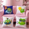 Cute D-Duolingos Pillow Case Short Plush Double-Sided Printing Home Machine Washable In Warm Winter Cushion Cover