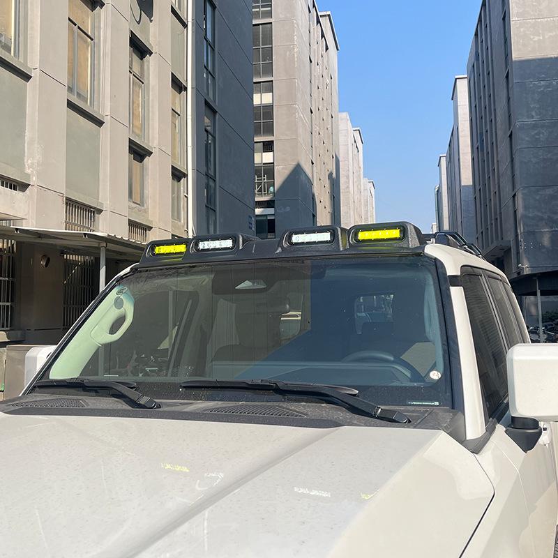 2024 Toyota Prado 25 Серия LC250 Спойлер на крышу Четырехглазый верхний фонарь