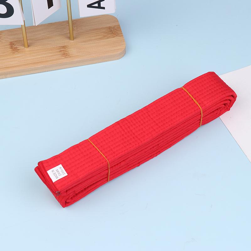 1 шт. 200 см Пояс Тхэквондо ИТФ Цветной пояс Боевые искусства Каратэ Дзюдо Аксессуары для униформы Качественный хлопковый пояс
