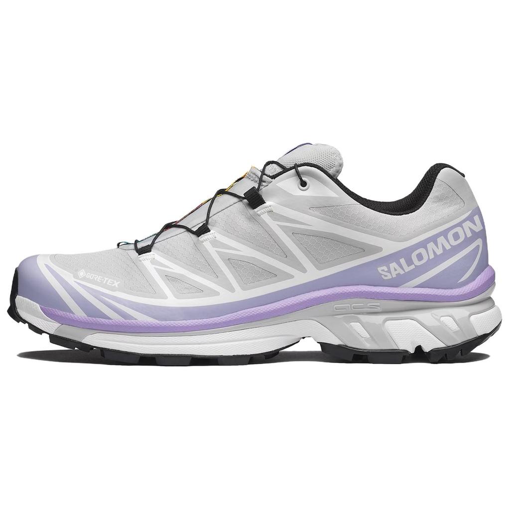 SALOMON Кроссовки унисекс XT-6 GORE-TEX Серый Фиолетовый Космическое Небо Белый Серый L49215000
