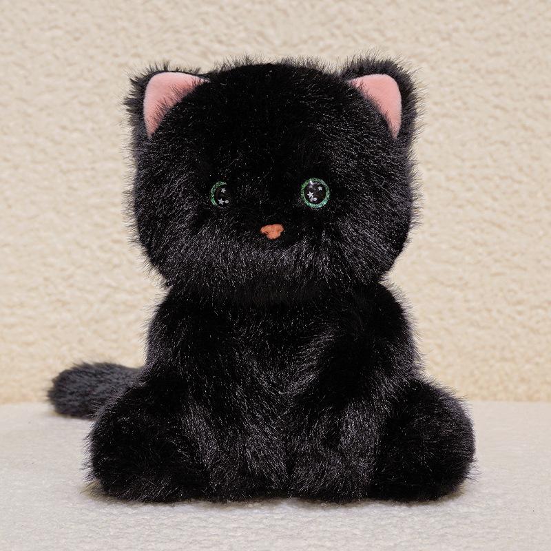24 см Мультяшная Милая Кошка Плюшевая Кукла Реалистичная Сиамская Кошка Тряпичная Кукла Оранжево-Черно-Белая Кошка Плюшевая Игрушка Домашний Декор Сопровождающий Подарок