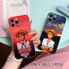 Вечное Лето Алиса Прозрачный ТПУ Чехол для Мобильного Телефона для iPhone 17 16 15 14 13 12 11 X XR XS Air Pro Max Plus Mini Цветной Чехол