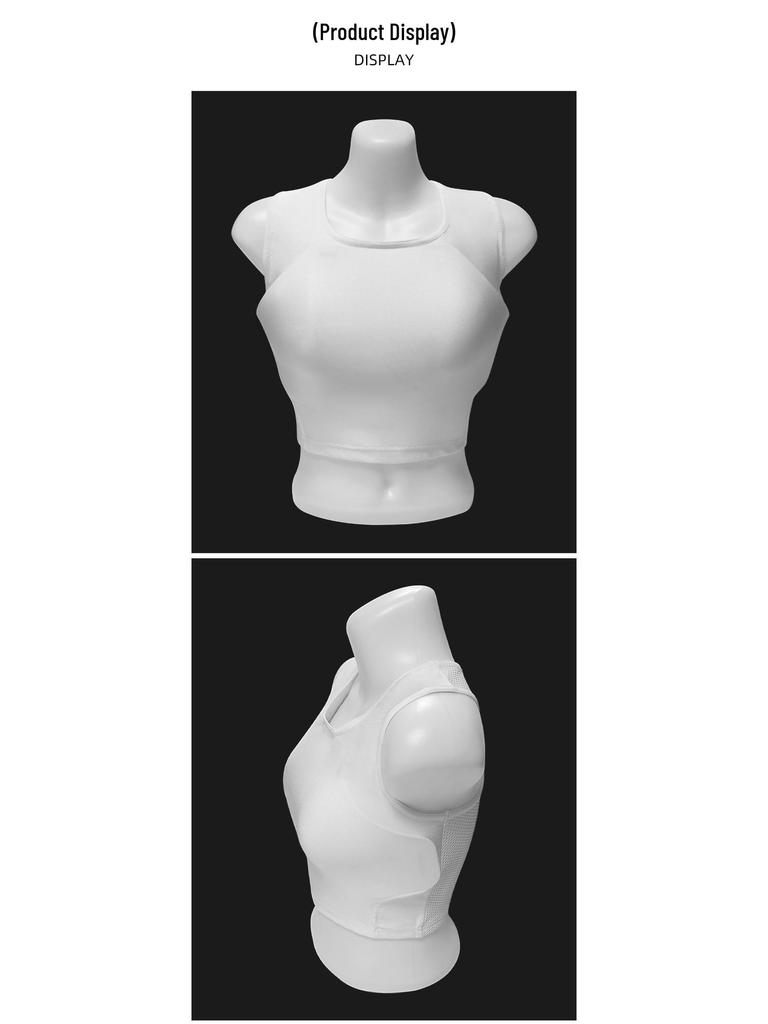 Женский дышащий защита груди для каратэ и боевых искусств - Удобный, впитывающий пот жилет для соревнований, тренировок и самообороны