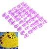 40Pcs/1Set Cake Baking Letter Cookie Fondant Alphabet Number Mold Diy Mold Tool