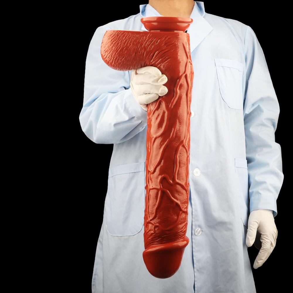 52см ПВХ Гигантский Дилдо Анальная Пробка Секс-Игрушки Страпон Пенис Большой Член Реалистичный Член Фистинг Мастурбатор БДСМ