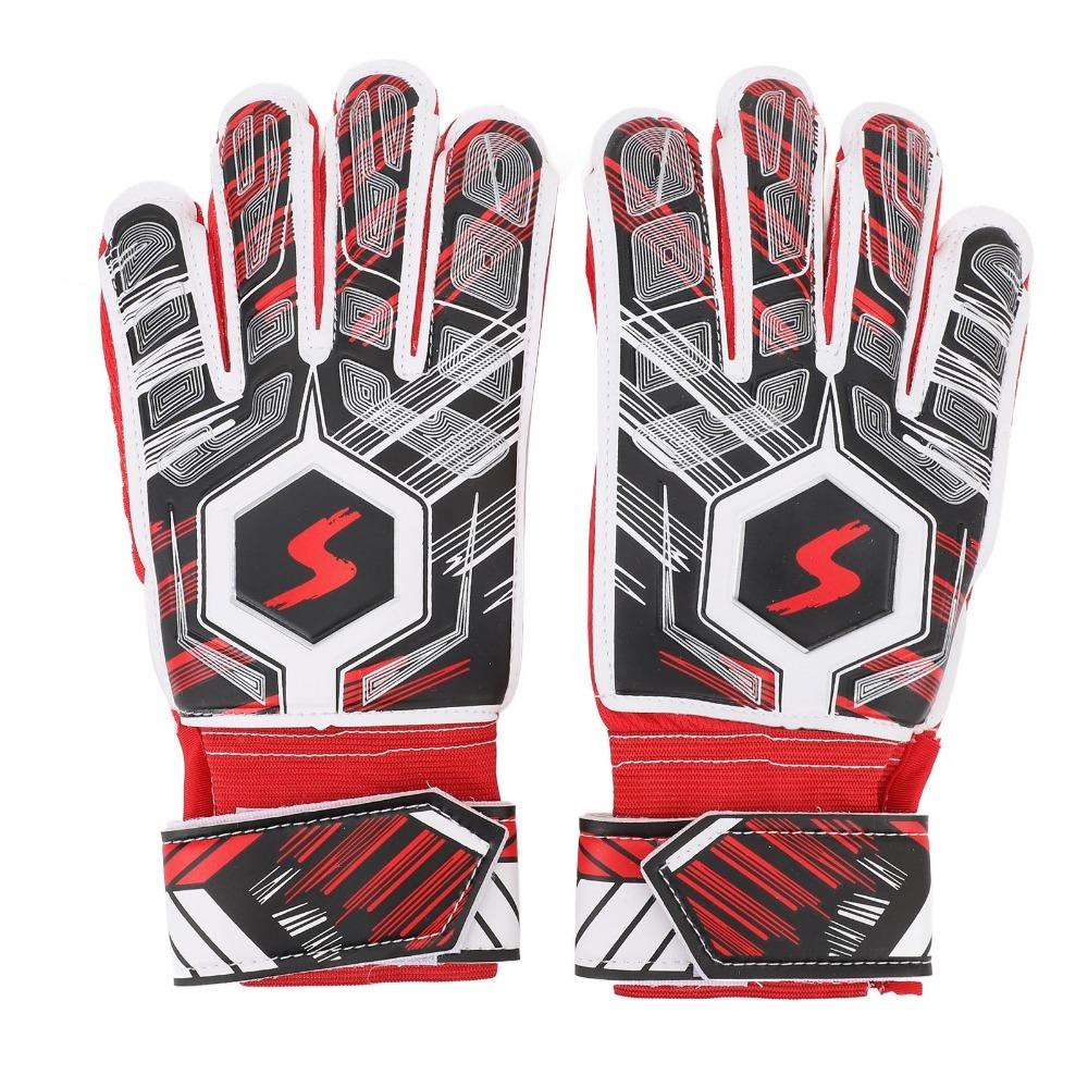 2pcs Latex Material Latex Goalkeeper Gloves Collision Resistance Finger Guard Gloves Soccer Match