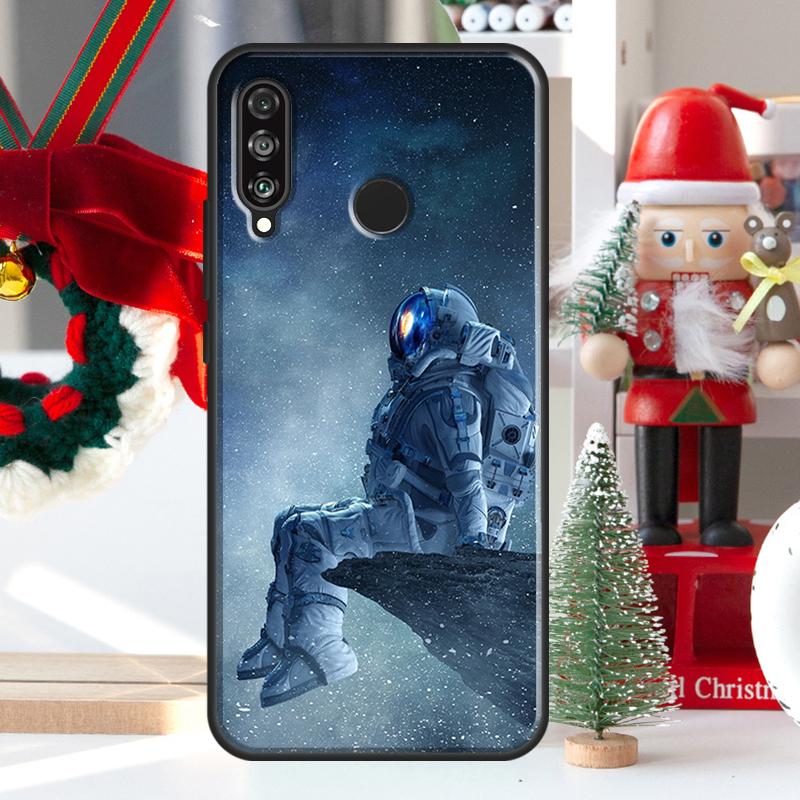 Чехол Космонавт Звезда Космос Для Huawei Nova 12i 11i 8i 12s Y73 Y72 Y61 Y91 Y90 Y70 Y60 9 10 SE P60 Pro P30 P40 Lite