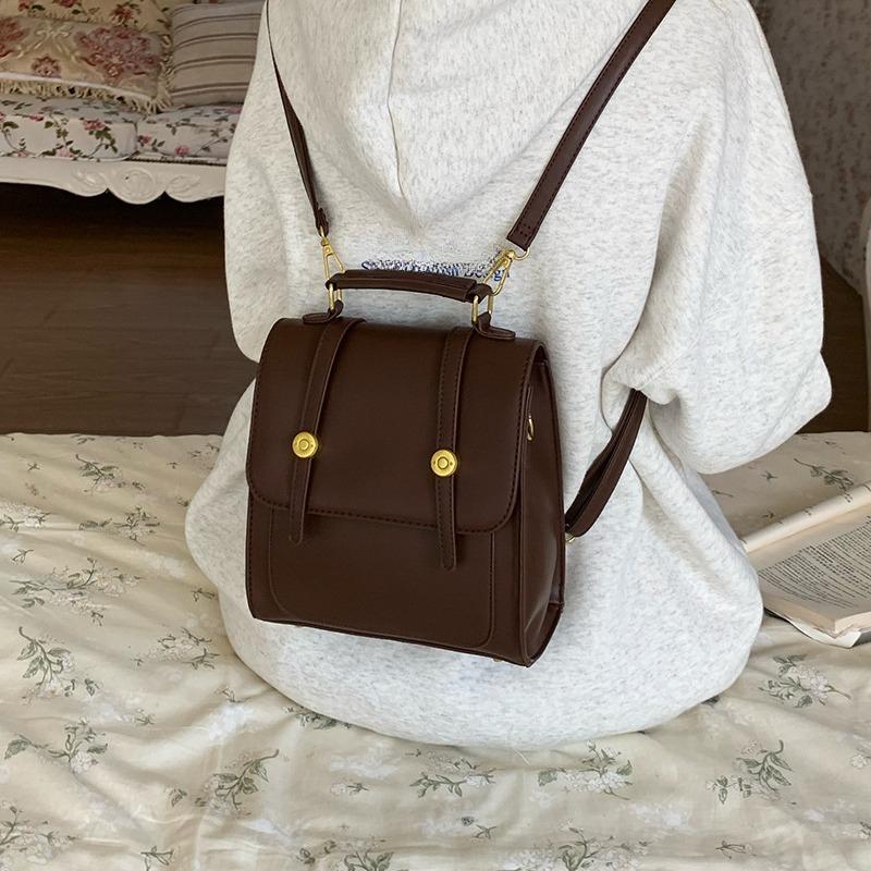 Ретро Рюкзак Сумка Женская Мода Студенческий Рюкзак Многофункциональный Рюкзак Портативная Дорожная Сумка