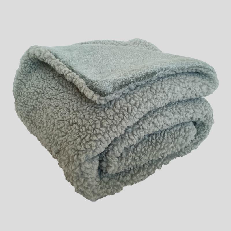 Уютное плюшевое одеяло из искусственного кроличьего меха - Мягкое, теплое и удобное для дивана, кровати или офиса