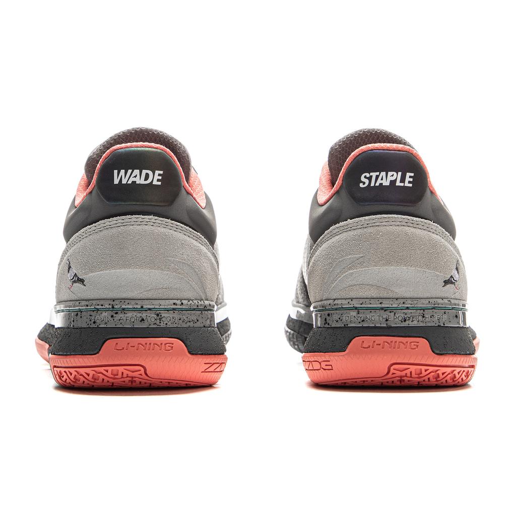 Li-Ning Мужские кроссовки Way of Wade 1 Staple PIgeon Feet серо-красные ABAU099-27