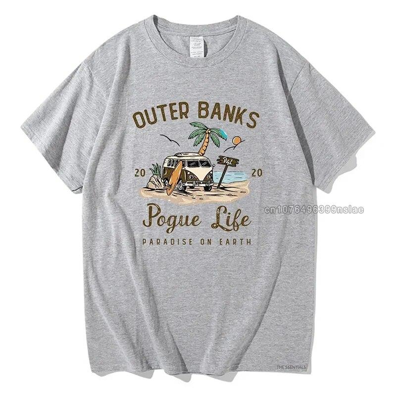 Outer Banks 3 T Shirt Unisex Women Harajuku Aesthetic Graphic Pogue Life Print Tshirts Unisex John B JJ Maybank Cotton Tees Shirts Unisex