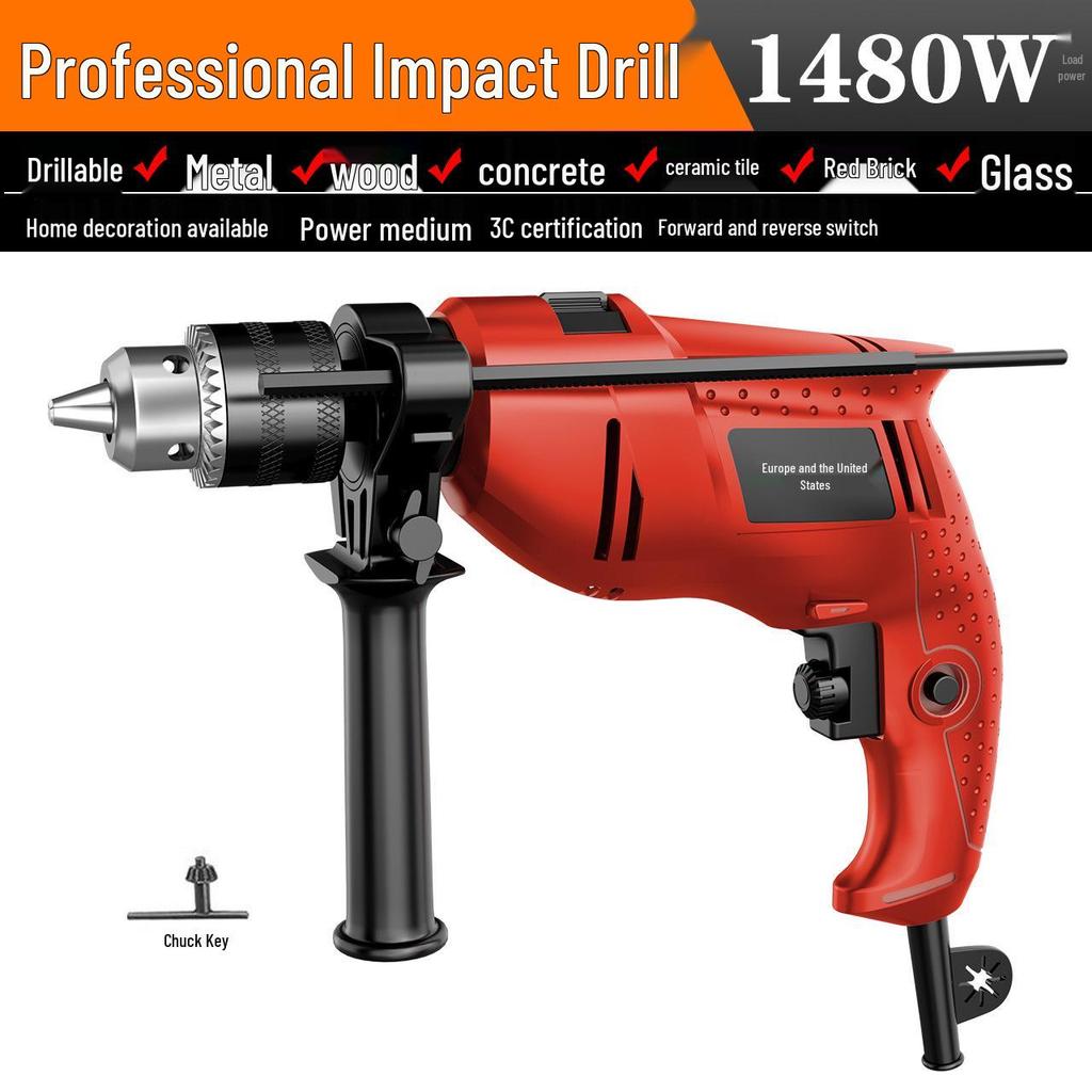 High-Power Variable Speed Hand Drill & Electric Hammer