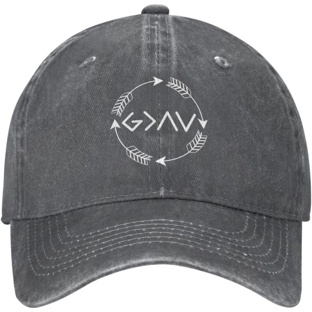 Funny Hat God Is Greater Than The Highs and Lows Hat for Women Baseball Hats Cool Hat