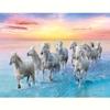 Полная круглая алмазная живопись, вышивка животных, лошадь, картина из стразов, домашний декор, алмазное искусство 30x40 см
