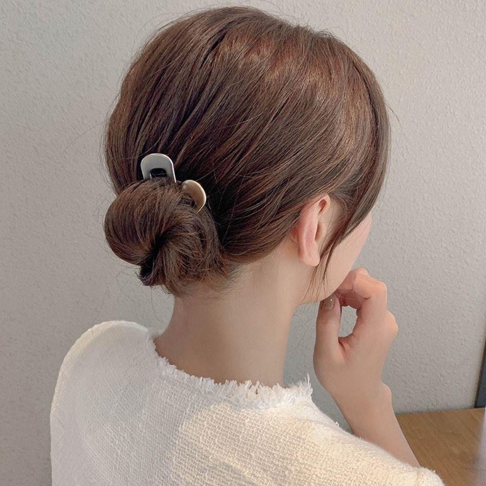 Electroplate U Shape Barrettes Simple Chinese Hair Pin High Quality Hair Sticks  Women Headdress