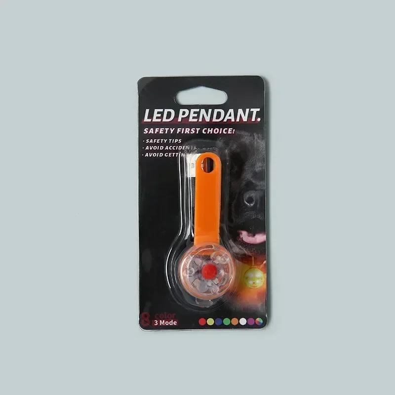 USB-C Rechargeable LED Collar with Anti-Theft Strobe &Waterproof Design Reflective Safety Dog/Cat Tracker for Night Walks Puppy