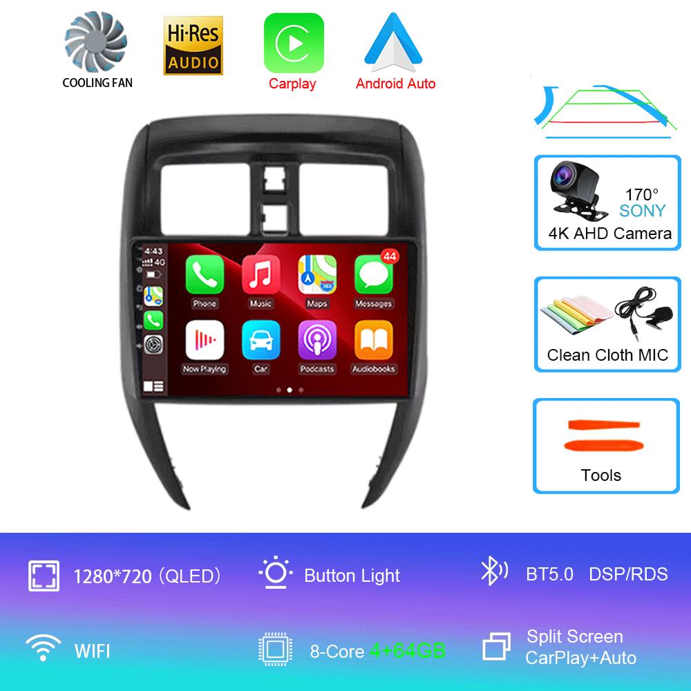 Android Car Radio Video Player для Nissan Versa sedan 2015-2019 GPS-навигация Carplay Auto Stereo Player WIFI 4G DSP 360 камера