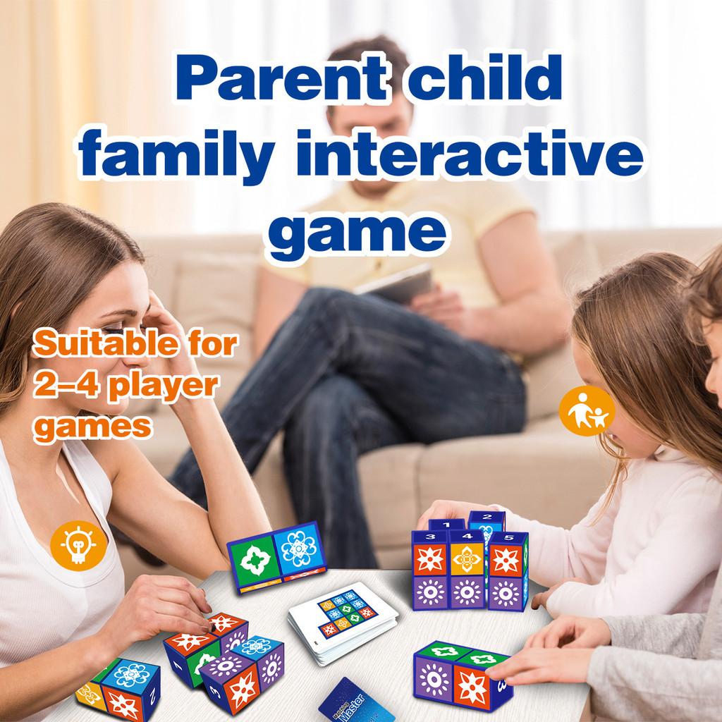 Игра Uzzle Интерактивная Семейная Настольная Игра Для Детей и Взрослых С Цветными Пластиковыми Деталями Для Веселых Обучающих Опытов
