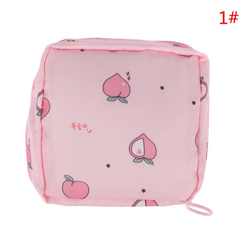 Cute Sanitary Pad Tampon Storage Bag Portable Travel Bag Makeup Bag Earphone Bag