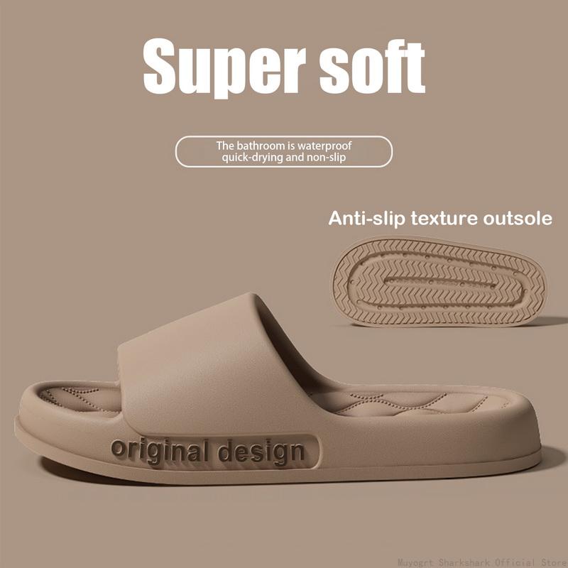 2023 Trend New Summer Men Slippers Eva Soft Bottom Cloud Slides Light Beach Shoes Male Indoor Outdoor Sandals Thick Sole Slides