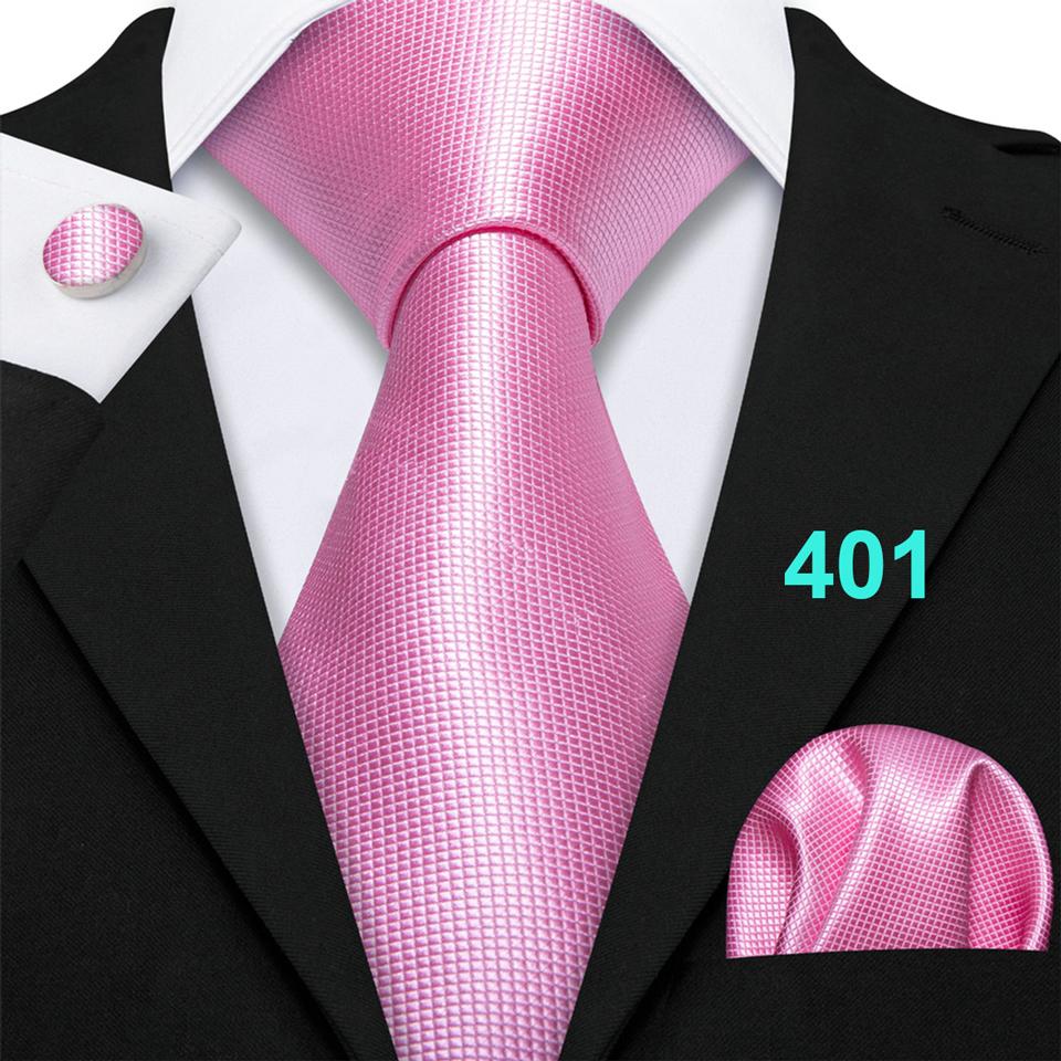 Barry.Wang Necktie Hankerchief Cufflinks Set Earth Yellow Paisley Jacquard Woven Wedding