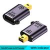 DP1.4 To Mini Adapter 8K 60Hz with Indicator Lights for Computer PC (B) DE