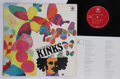 Виниловая пластинка KINKS Face To Face UPS647Y PYE 1975 Япония Рок Б/у