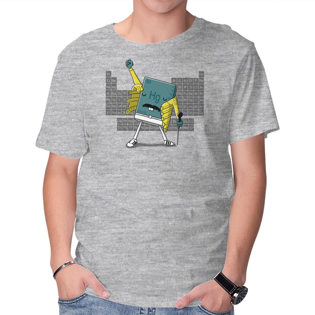 Unisex Crew Neck T-Shirt Freddie Mercury Graphic Short Sleeve Casual Tee