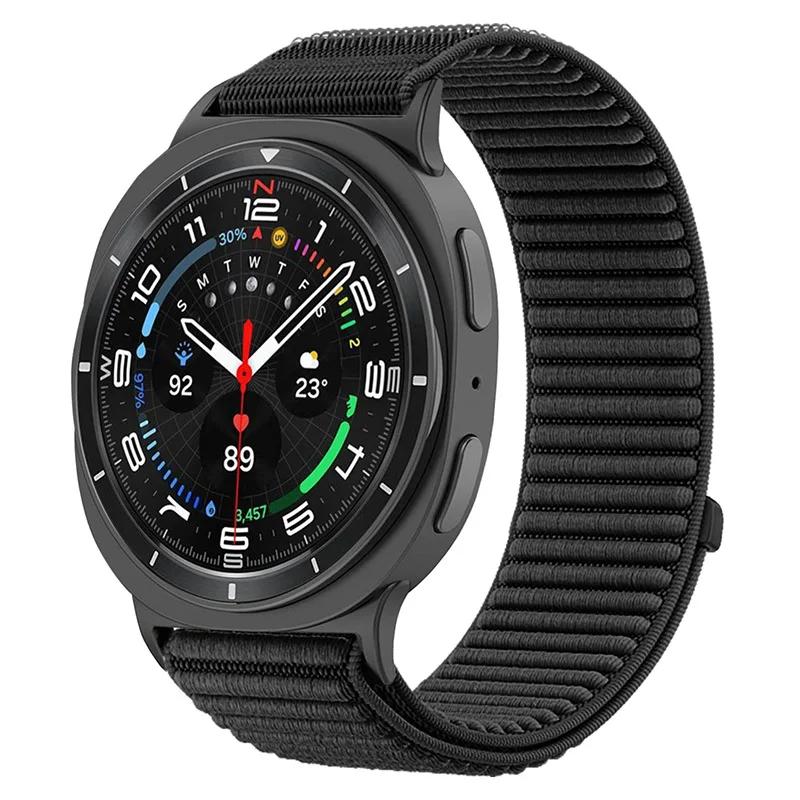 Нейлоновый ремешок-петля без зазоров для Samsung Galaxy Watch 8 Classic 46 мм/Watch 8 44 мм 40 мм Плетеный ремешок Запасной браслет Ремень Correa