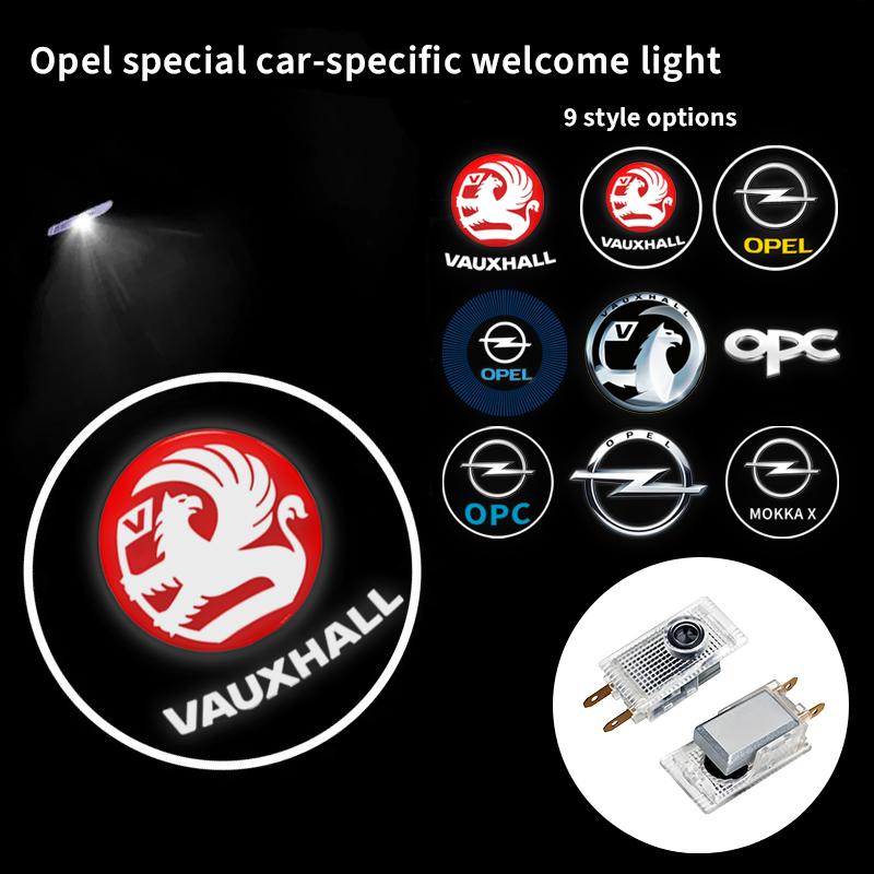 2pcs High-definition logo welcome light projection light for car doors For Vauxhall Opel Corsa VXR Astra H J Sinicia Safira