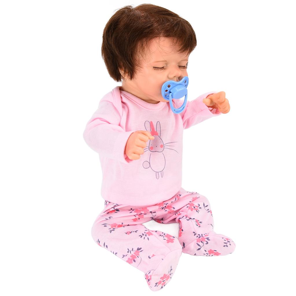 18 дюймов Реалистичные куклы Reborn Baby Dolls Мягкое виниловое тело, имитация куклы-младенца с соской
