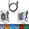 DC 5V USB RGB Control LED Light Strip 3K 17K 24K Wireless Remote Key Led Controller 144w High-power Dimmers Switch Discoloration