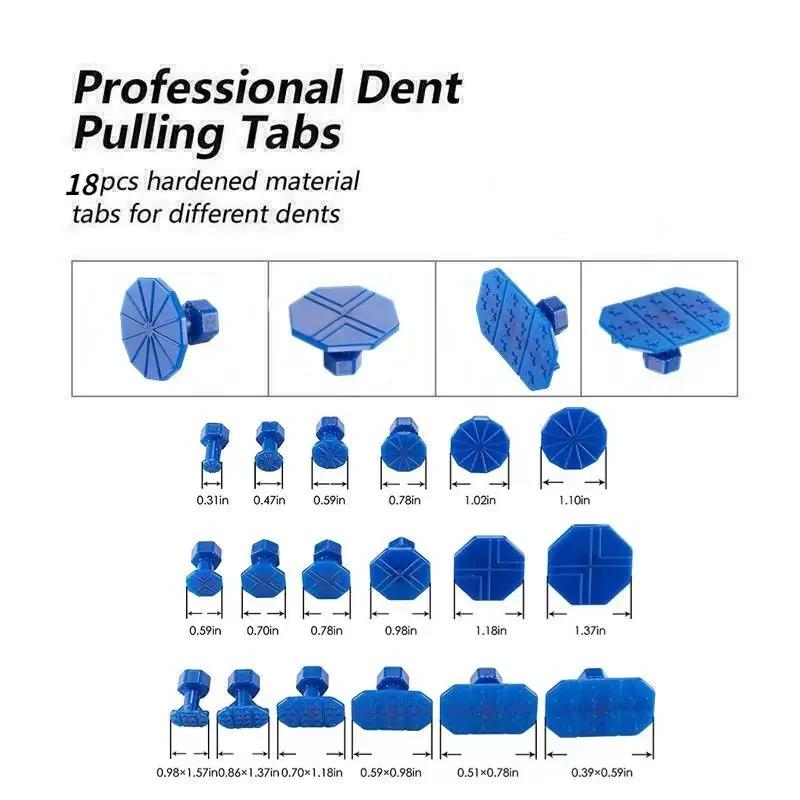 Новые инструменты для ремонта вмятин на автомобиле Набор для ремонта вмятин без покраски Наборы для удаления вмятин на кузове без покраски Съемник вмятин для автомобилей
