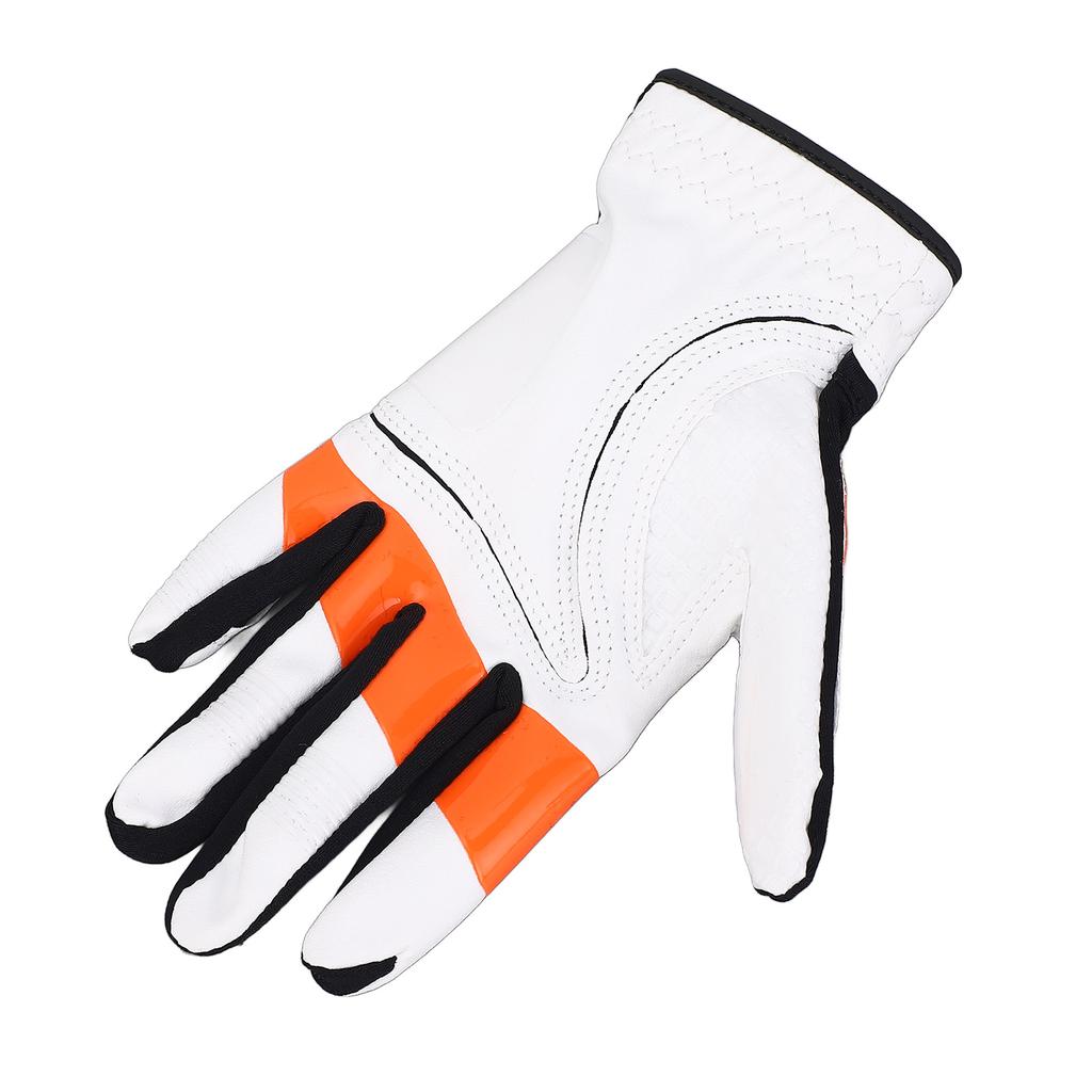 Left Hand Golfing Glove Non Slip Silicone Grip Swing Locating Glove for Daily Training Size 25 (for Men)