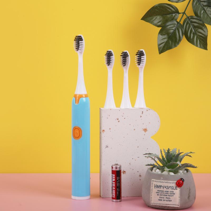 Перезаряжаемая ультразвуковая электрическая зубная щетка для взрослых - высокочастотная вибрация, глубокая очистка, отбеливание