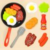 Детская игровая кухня, приготовление жареных яиц и стир-фрая, набор сковородок, кухонная игрушка, праздничный подарок