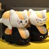 Японский Аниме Персонаж Мадара Нацумэ Кот Плюшевая Игрушка Мультяшная Плюшевая Игрушка Подушка Черно-белая Кукла Кота Подарок на День Рождения