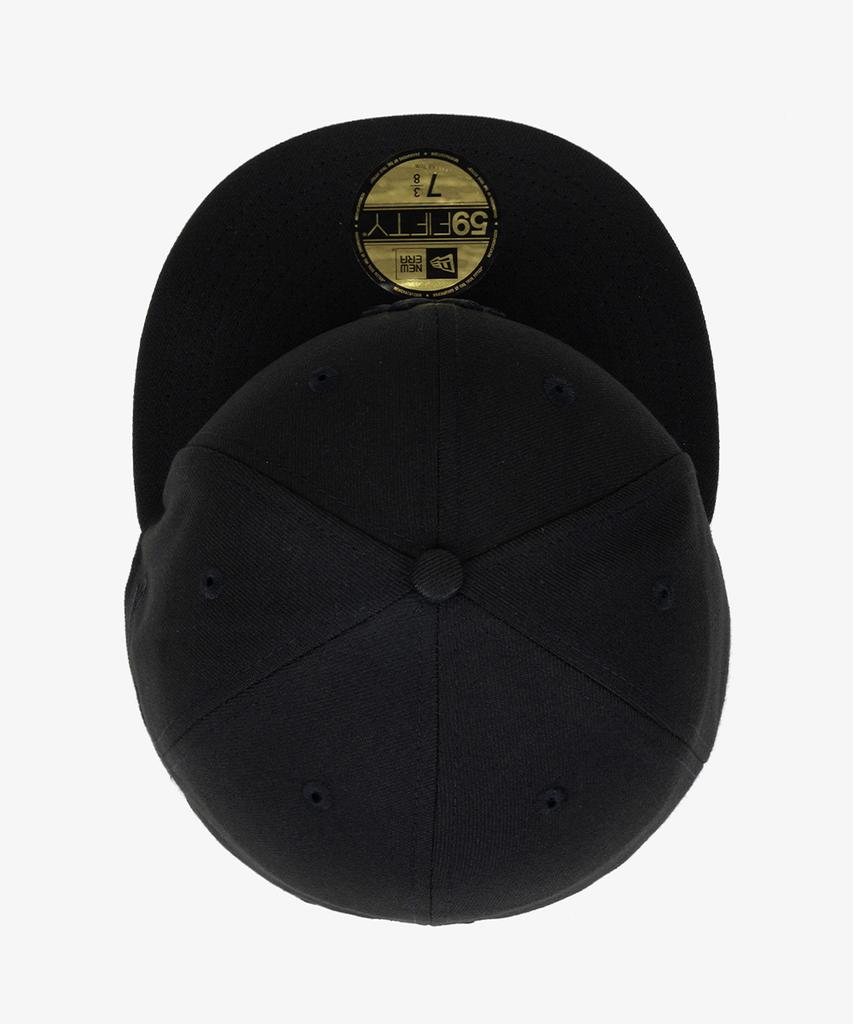 New Era Кепка MLB New York Yankees Базовая Приталенная Черный/Черный