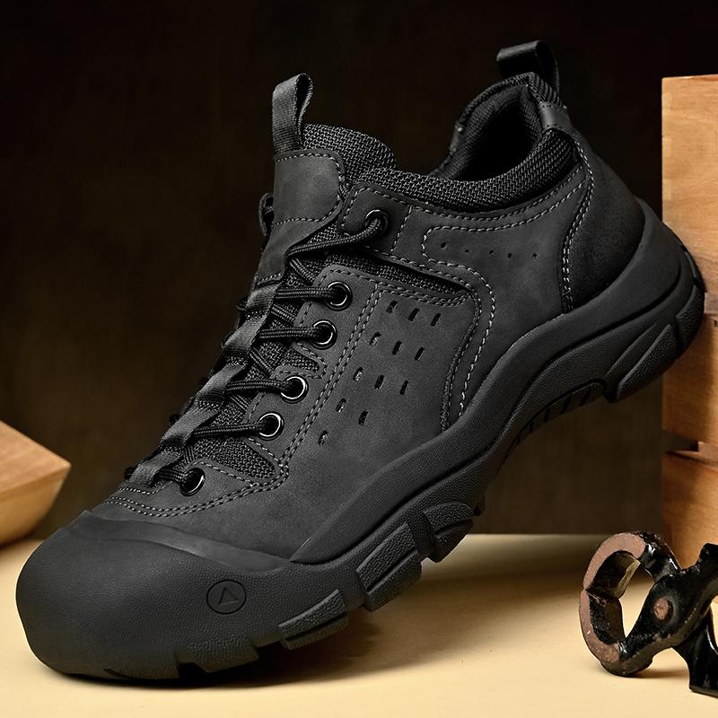 Fashionable Outdoor Men Lace Up Comfortable and Durable for Mountaineering High-quality Men Non Slip Rubber Outsole Sports Shoes