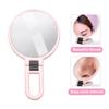 Yousheng Magnifying Makeup Mirror with Foldable Handle Portable 1x15x Stylish Compact Versatile Makeup Mirror