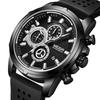 Relogio Masculino MEGIR New Sport Chronograph Silicone Mens Watches Top Brand Luxury Quartz Clock Waterproof Big Dial Watch Men