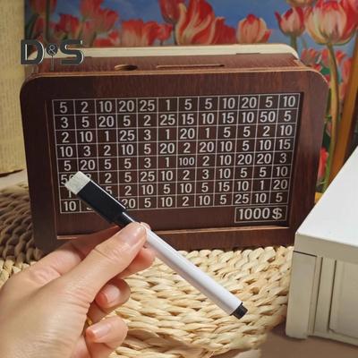 Деревянная копилка со счетчиком маркером 1000/3000/10000 долларов США копилка для монет денежный контейнер для детей и взрослых накопительный кейс банка