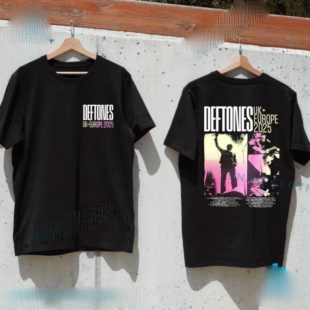 Deftones UK + Europe 2026 Tour Merch T-shirt All Size S-5XL