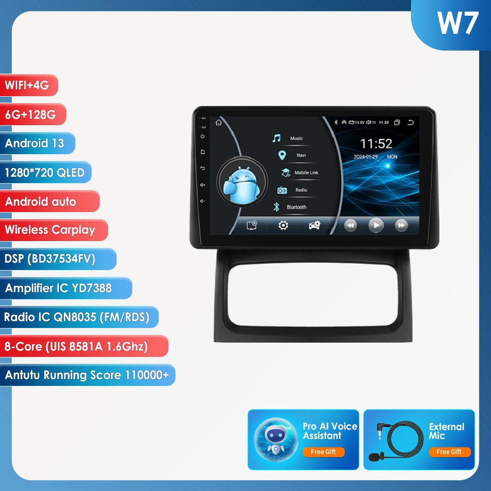 Hizpo Android 13 Автомобильное радио для Renault Clio 2 2000-2012 беспроводной CarPlay Android Auto 2din автомобильный интеллектуальный экран Bluetooth Автомагнитола DVR Cam RDS FM